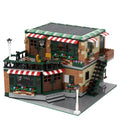 MOC Modular Cafe & Pub with Interior Building Blocks Set 2258 Pieces