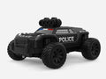 RC 1/76 Micro TRUCK POLICE Off-Road w/ LED Lights -BLACK / POLICE -