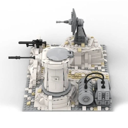 MOC-150680 Sci-Fi Space Wars Mobile Artillery Cannon Model Kit 960 Pcs