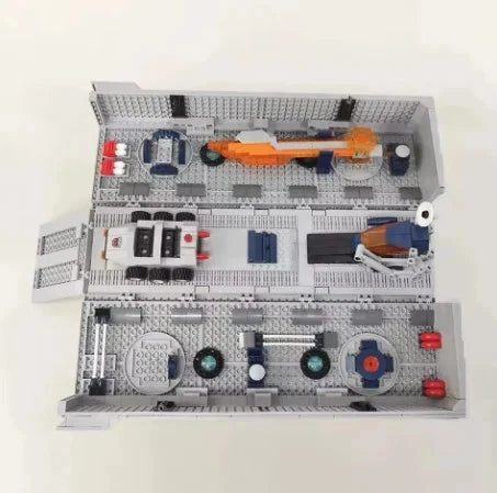 NEW Transforming Trailer Truck Building Blocks Set Model Adults MOC Robot Semi