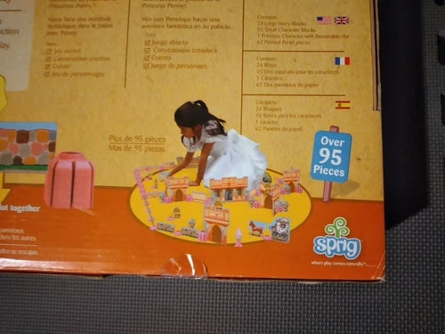 Sprig Toys Princess Penny's Story Building Palace Playset