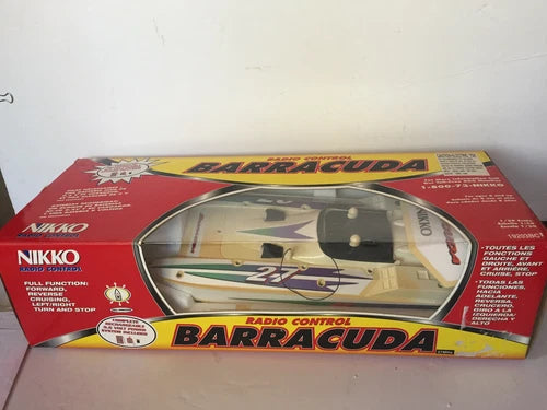 Nikko Barracuda RC Electric Boat Complete Battery & Charger Included
