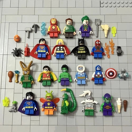 Lego Marvel DC Super Heroes Mighty Micros 17 Minifigures Lot E5 9