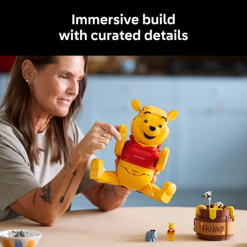 LEGO Disney Winnie the Pooh Building Set - Home, Office, or Book Shelf Decor for