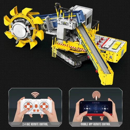 Bucket Wheel Excavator Building Blocks Remote Control Birthday Christmas gift