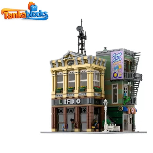 MOC-108370 Radio Station Building blocks 2619pcs Police station Birthday Gift