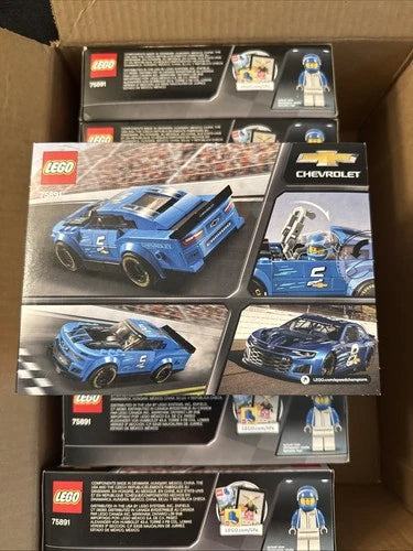 Lot of 7 LEGO SET Sets NEW in Box Sealed 75891 Chevrolet Camaro ZL1 Race Car GM