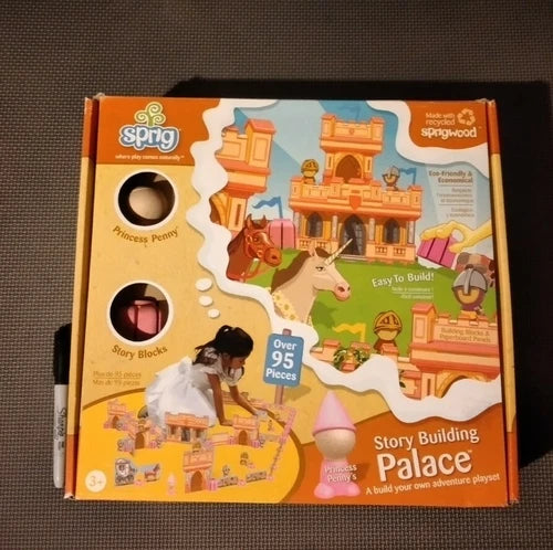 Sprig Toys Princess Penny's Story Building Palace Playset