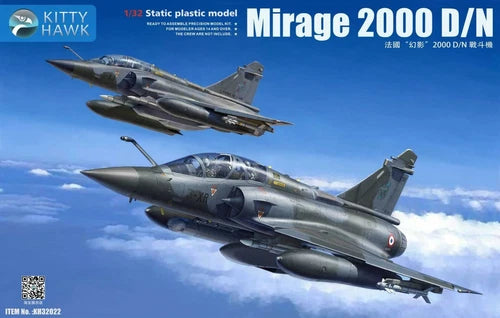 Kitty Hawk KH32022 1/32 Mirage 2000D/N Fighter Plane Model Building Kit HOT
