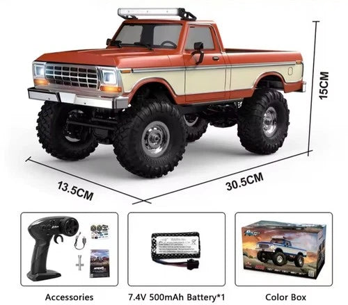 RGT Ranger 1:10 4WD Electric Truck Ford Replica Orange EX86181 RTR