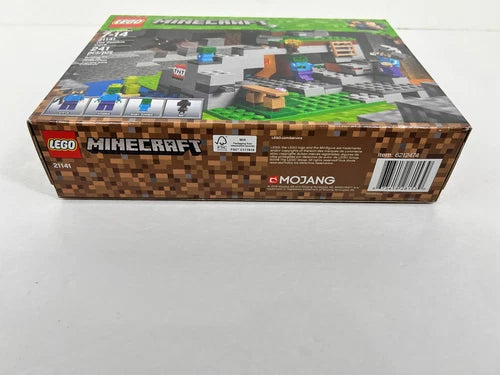 LEGO #21141 Minecraft: The Zombie Cave (Box has wear)