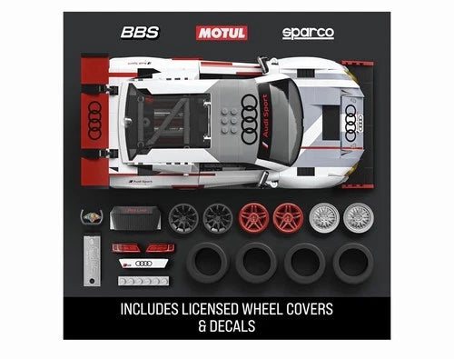 Mattel Brick Shop Hot Wheels ’15 Audi R8 LMS Deluxe Version Exclusive set 861 PC