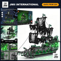 Flying Dutchman Pirate Ship Building Set for Adults - LED Lights, Detailed Model
