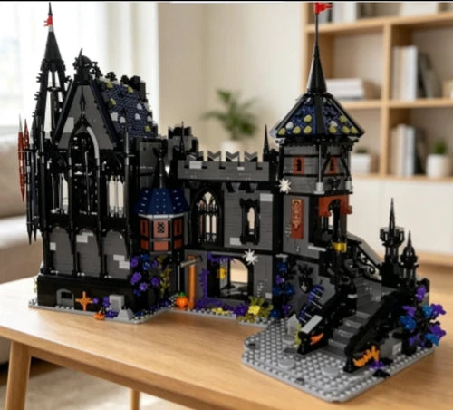Haunted Mansion Dracula’s Castle Mini Blocks 3007pcs Halloween Building Construc
