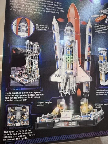 JAKI Maker POP Super Space Shuttle 2200 pieces, 20 inches tall