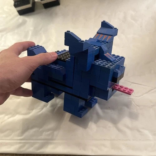 Custom LEGO MOC Animal Lot – Giraffe, Zebra, Elephant & Dogs