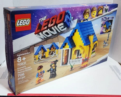 The LEGO Movie 2 Emmet's Dream House/Rescue Rocket! (70831) Sealed Retired -NISB