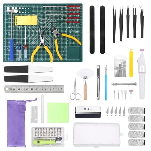 101PCS Model Tools Kit - Hobby Building & Repair Tools for Model Assembling