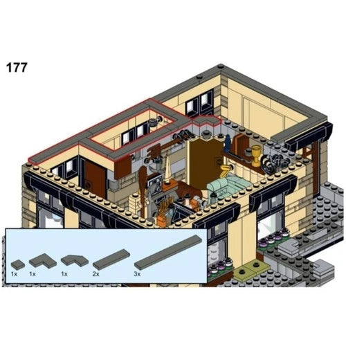 MOC-91656 SitCom Suite Apartment Modular Building 846pcs Good Quality Set
