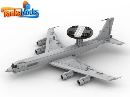 MOC-128557 Boeing E-3 Sentinel air DIY Model building blocks Toys Christmas gift