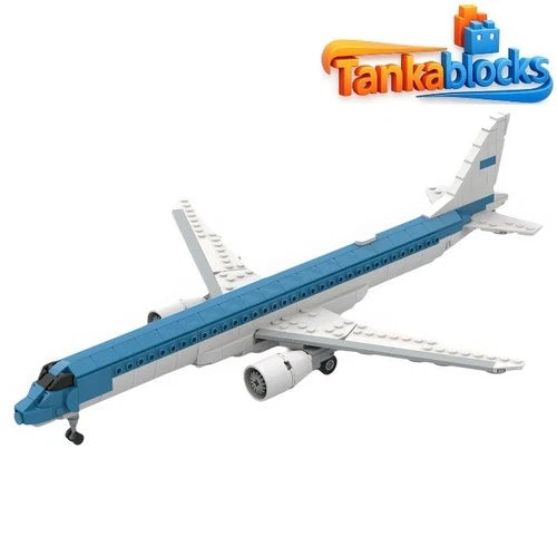 MOC-248867 aviation aircraft E195-E2 building blocks Toys Christmas gift