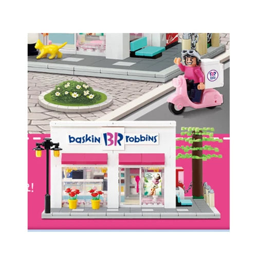 Oxford Baskin Robbins Ice Cream Shop Building Blocks HS33913 Brand New Sealed