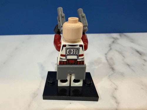 LEGO P1 Commander Fox Clone Wars 7681 Minifigure w/ Alt Legs and Visor