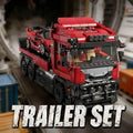 Truck Trailer Building Blocks Set 1728Pcs Transport Vehicle DIY Model Toy Gift