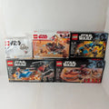 New Lego Star Wars Lot (5) 75167 75173 75196 75198 Polybag Falcon: Luke Ben Kylo