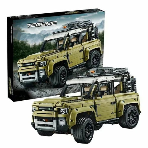 Land Rover Defender Off-Road Car Building Blocks Set Compatible Brick Toy