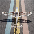 WWII British Spitfire Fighter Balsa Wood RC Model Skin Unassembled Aircraft KIT