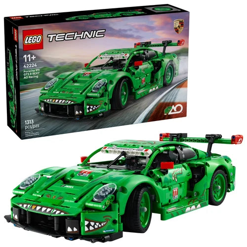 LEGO Technic Porsche 911 GT3 R REXY AO Racing Car Building Toy for Boys & Girls