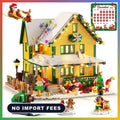 Advent Calendar 2026 Christmas House Mini Building Set with Lights
