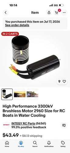 Brushless Boat RC Motors