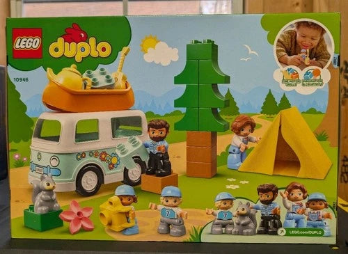 Lego Duplo 10946 Family Camping Van Adventure Building kit 30 Pcs - Brand New!