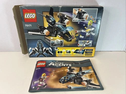 LEGO 70171 Ultra Agents: Ultrasonic Showdown Incomplete W/box And Menu Retired!!
