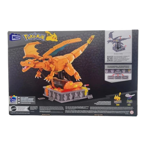 MEGA Pokemon Charizard Building Kit with Motion Toy 1664pcs Blocks HMW05