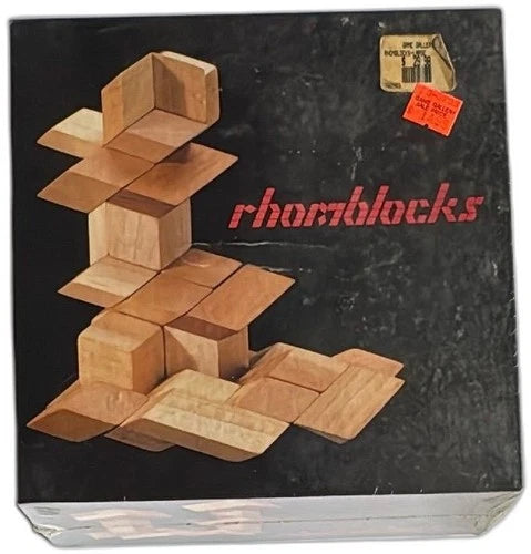 Tensegrity Systems Corporation 1990 Rhomblocks Wooden Building Set