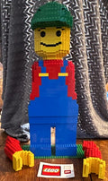 LEGO 3723 Minifigure Statue 20" Lrg Sculpture 90% Complete w/ Original Stickers