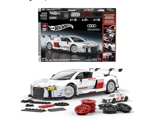 Mattel Brick Shop Hot Wheels ’15 Audi R8 LMS Deluxe Version Exclusive set 861 PC
