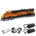 ES44AC BNSF- 8wide 1797+ Pieces Model MOC-38223 Building Blocks Toys Set