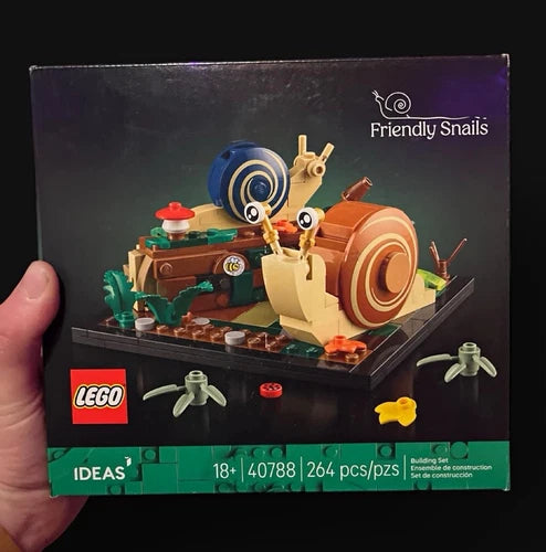 Never open MEOW Ideas Friendly Snails 40788 Complete Set 264 Pieces Building Set