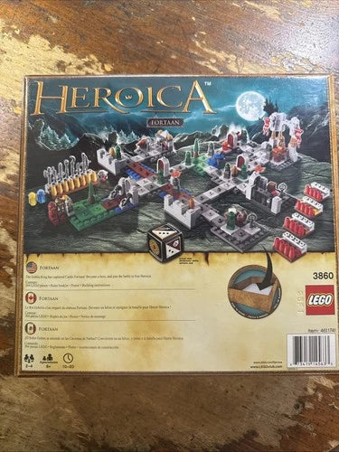 Lego 3860 Heroica Fortaan Buildable Game - New - Factory Sealed - 2011
