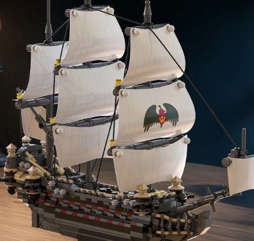 Pirate Ship Model Building Block Toy