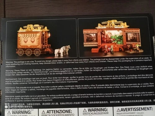 LUMIBRICKS L9063 Medieval Troupe Carriage 1248PCS Lighted Building Set NEW