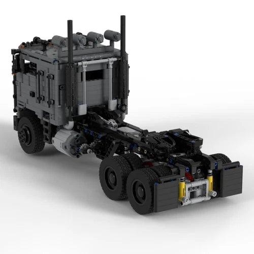 MOC-104597 Full RC Cabover Truck with Big Battering Ram 1749 Pieces from TV Show