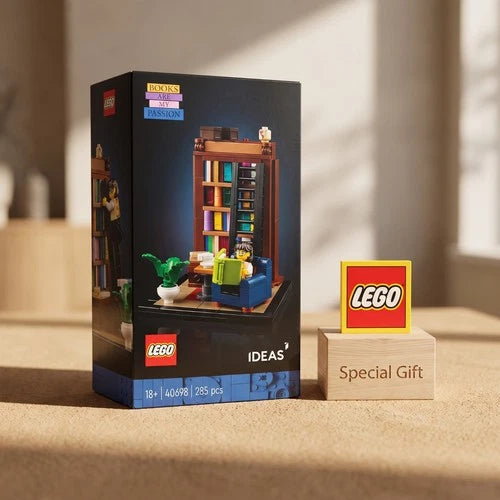 LEGO 40698 Ideas Books Are My Passion GWP 285pcs New Sealed + special gift