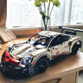 USA SHIP-(1631 Pieces) With Controller 911 RSR Race Car Model Building Blocks