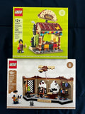 Lego LOT 2- Restaurant 40907 & Tribute to Leonardo Da Vinci 40902