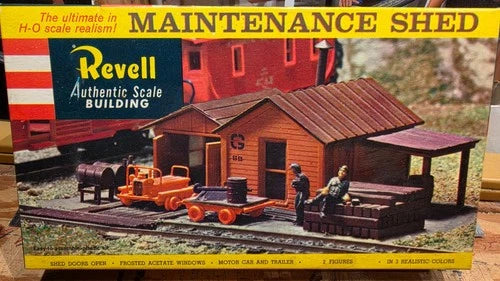 Revell Model T-9022 1.29 Maintenance Shed Kit Model Railroad HO Scale